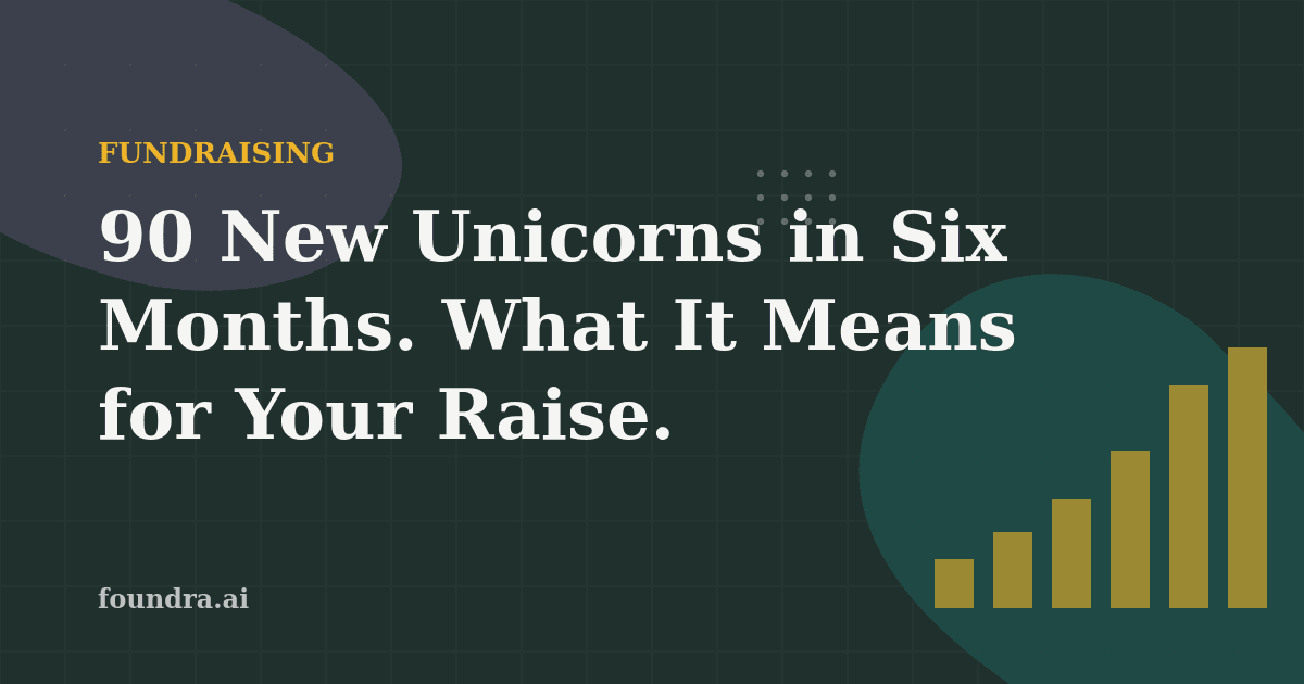 90 New Unicorns in Six Months: What the Data Means for Your Raise