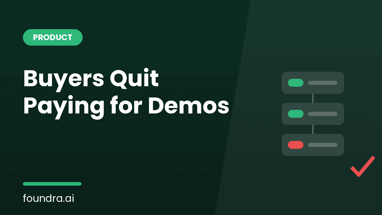 Buyers Stopped Paying for AI Demos. Here Is What They Fund Instead