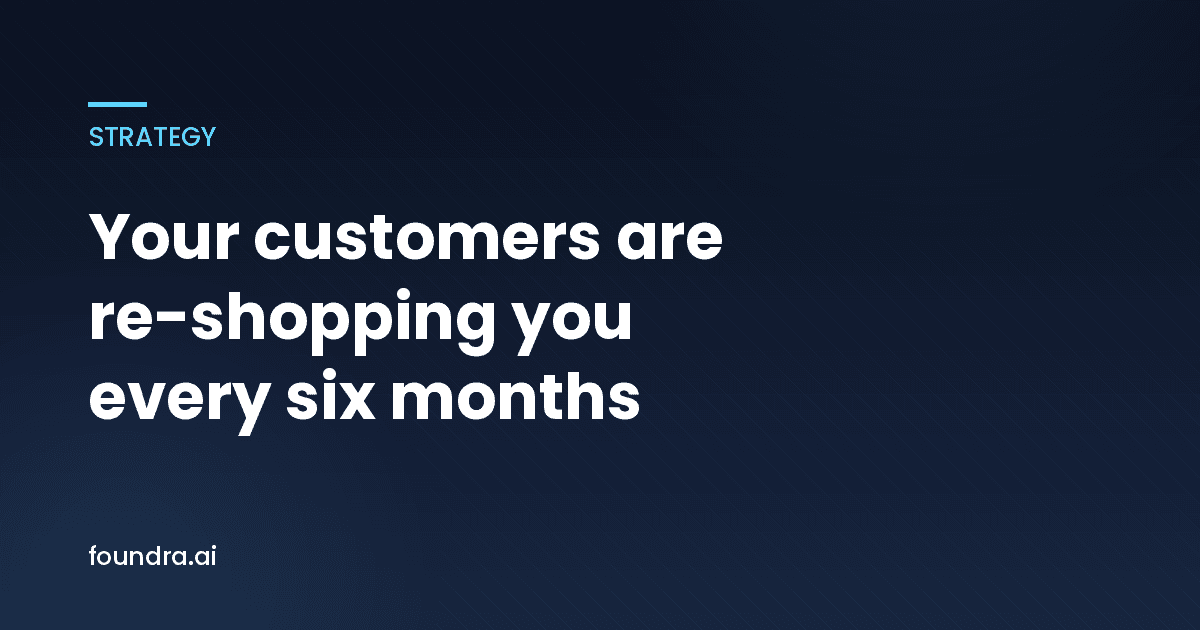 Your Enterprise Customers Are Re-Shopping You Every Six Months