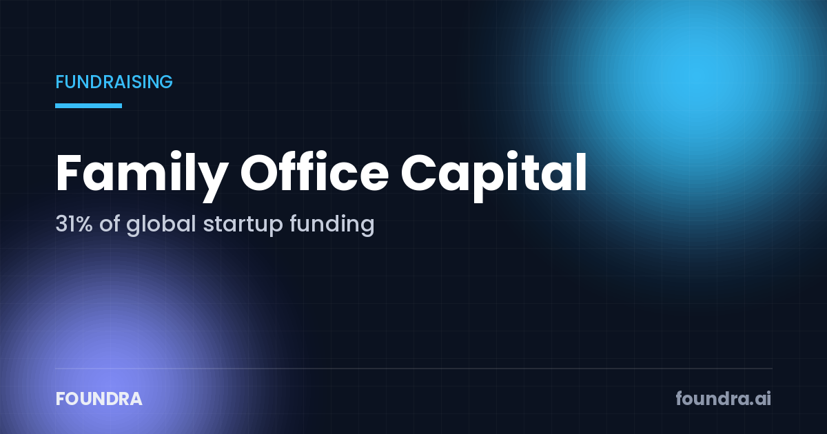 A Third Of Startup Funding Now Comes From Family Offices. Most Founders Still Pitch Them Like VCs.