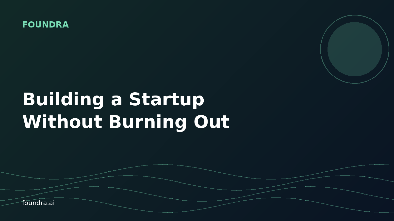 Can You Build a Real Startup Without Burning Out? 2026 Says Yes