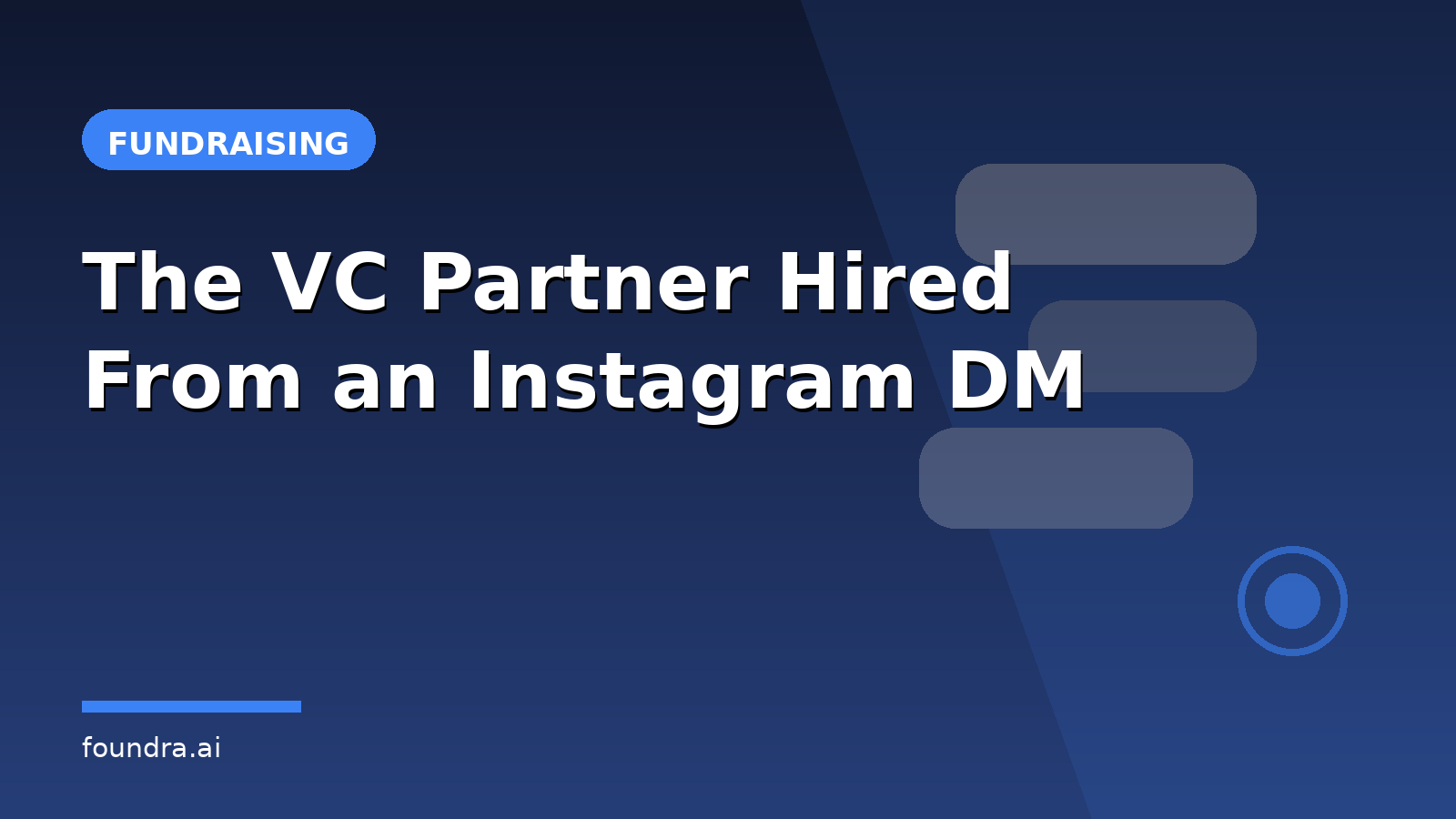 A VC Firm Hired Its New Partner From an Instagram DM