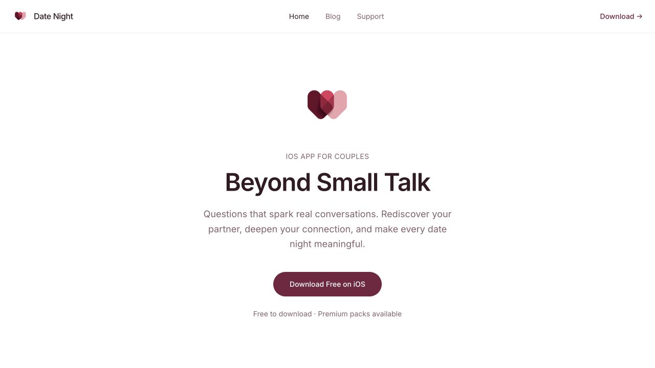 A Date Night product preview