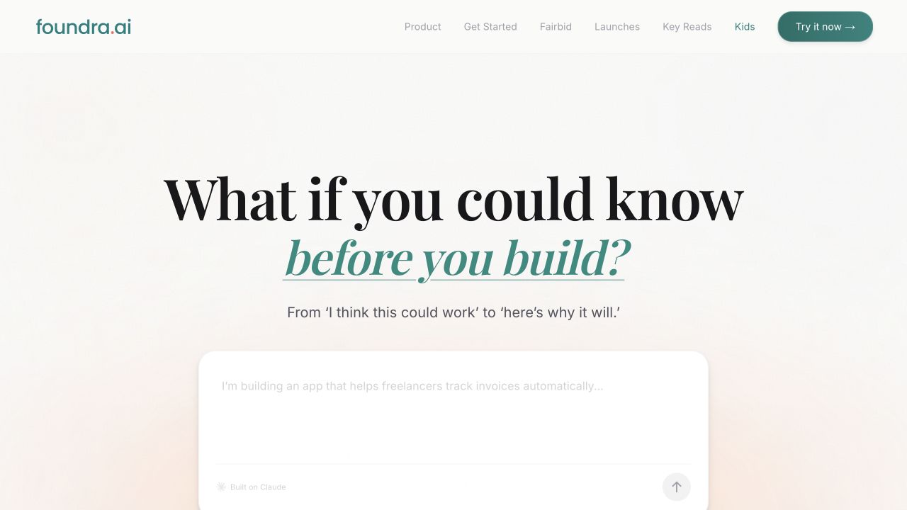 Foundra product preview